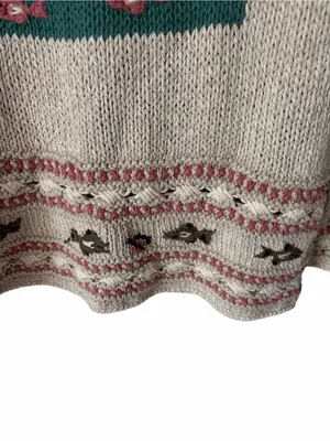 Woolrich Linen Cotton Sweater Fishing Pole Duck Long size XL thumbnail 5