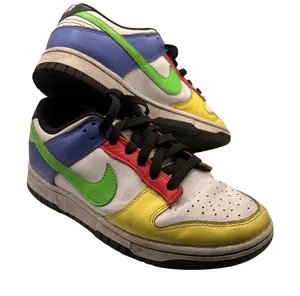Nike Dunk Low Retro Multicolor Sneakers SZ 7 Leather Casual Shoes Streetwear thumbnail 1