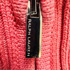 Polo Ralph Lauren Pink Turtleneck Sweater thumbnail 5