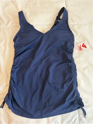 NWT Lands’ End Tankini Swim Top Size 2 XS UPF 50 Resort Beach F16 thumbnail 10