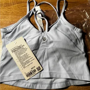 Lululemon Athletica White Strappy Sports Bra thumbnail 9