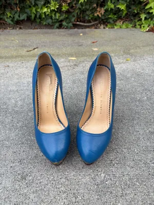 Charlotte Olympia Dolly Maraca leather platform pumps size 35 thumbnail 4