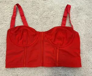 Edikted Red Women's Bustier Top- Cross listed on Mercari! thumbnail 1