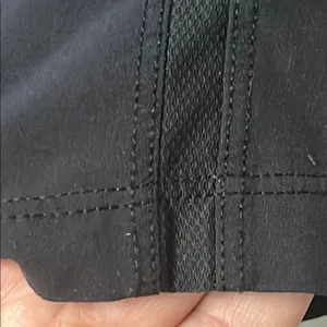 Lululemon Women’s Pull-On Elastic Black Athletic Shorts Drawstring Pockets-Med thumbnail 7