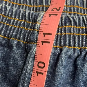 Imperfect vintage y2k 90s jeans cotton denim pull on stretchy waist‎ pockets thumbnail 8