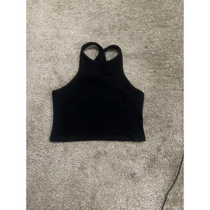 Beyond Yoga Studio Space Dye Cross Back Heather Black Gym Fitness Tank Top M thumbnail 6