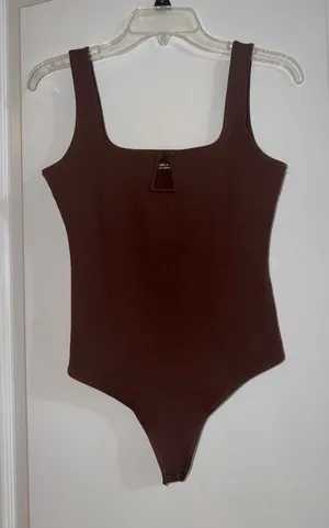 Abercrombie & Fitch Brown soft a&f collection One-Piece Bodysuit thumbnail 1