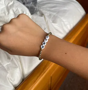 Handmade gold bracelet thumbnail 1