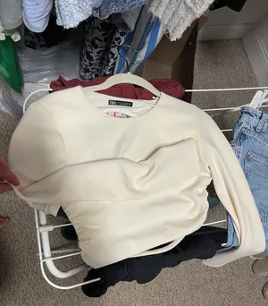 ZARA Open Back  Long Sleeve thumbnail 3