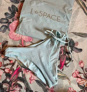 L*Space Pointelle Rib Amal Bikini Bottoms thumbnail 4