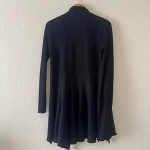 Eileen Fisher merino wool open longline cardigan sweater thumbnail 3