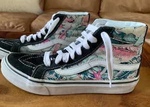 VANS High Top Floral Sneakers thumbnail 1