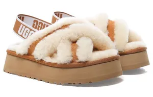 UGG Disco Cross Slide Slippers thumbnail 1