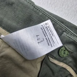 Vince -1159 Olive Green Linen Lyocell Blend‎ Tailored Straight Leg Pants Size 2 thumbnail 5