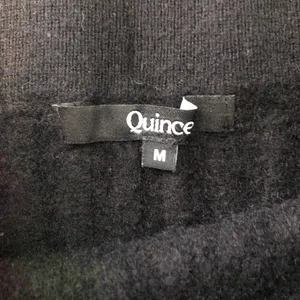 Quince Mongolian Black Cashmere Ribbed Women’s Midi Skirt Size Medium NWOT thumbnail 9