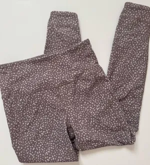 RBX Women's Leggings Size Small With Crossover Ankle Design and Polka Dot Print thumbnail 1