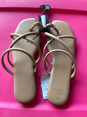 Brown Sandals Tan Size 10 thumbnail 1