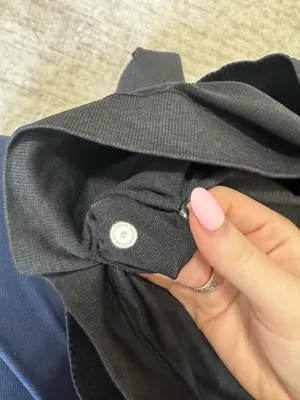 lululemon ebb to street long sleeve dark gray size 6 thumbnail 5