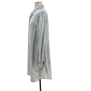 Rails Adele Shirt Dress Long Sleeve Light Acid‎ Wash Denim Blue Size XXL thumbnail 7
