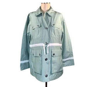 Hunter Boots Refined Waterproof Garden Jacket‎ Sz SMALL Sea Green $129 thumbnail 3