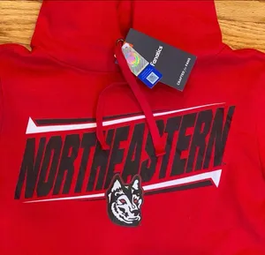NWT Fanatics Northeastern University Red Hoodie Sweatshirt Husky M Athletic thumbnail 2
