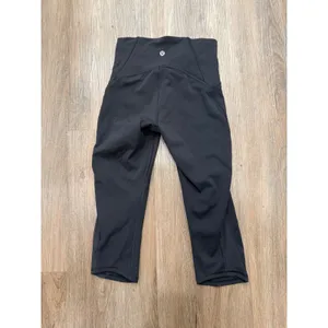 Lululemon Train Times‎ Crop (17") Black size 4 thumbnail 2