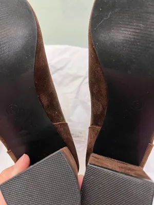 NEW Altar’d State Brown Suede Heeled Booties Size 9 NWT thumbnail 5