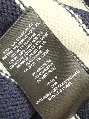 Aritzia Babaton Overseas Striped Sweater Blue White Sz XXS thumbnail 12