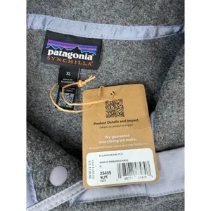 Patagonia Synchilla Lightweight Snap-T Fleece Pullover Nickel Purple Size XL NWT thumbnail 4