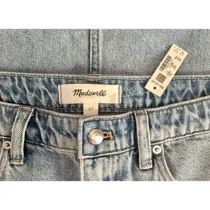 NWT Madewell Denim Midi Skirt in foster wash sz. 27 thumbnail 6