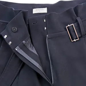 Aritzia Babaton Power Pant Paper Bag Belted Trousers Black thumbnail 7