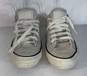 Converse All Star Chuck Taylor Womens Size 8.5 Iridescent Crackle Shoes 551592C thumbnail 3