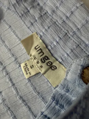 Umgee Light Blue Tiered Popover Tunic thumbnail 2