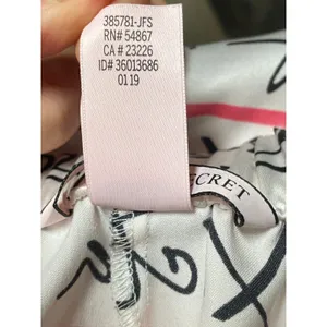 Victoria’s Secret Satin Pajama Pants Large | Spell Out Sleepwear Lounge Comfort thumbnail 5