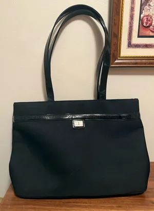 Tommy Hilfiger Black Tote Bag thumbnail 1