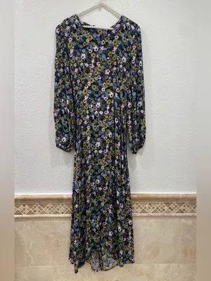 Nobody's Child Katie open back midi dress in ditsy floral size 8 thumbnail 7