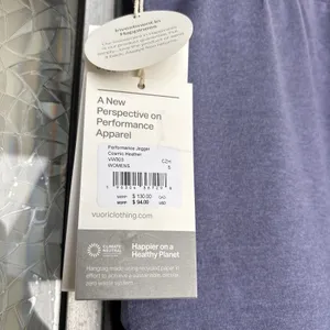 Vuori Women’s Performance Jogger 25’ inseam Cosmic Heather Sz Small New $110 thumbnail 4