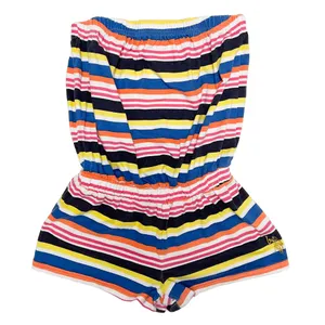 U.S. Polo Assn. Multicolored Striped Romper thumbnail 1