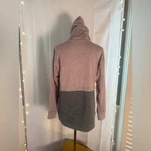 Serene Tangerine Two-Tone Hoodie – Mauve/Gray – Women’s M thumbnail 5