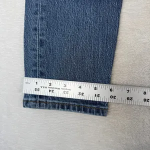 Levis 501 Original Fit Jeans Womens 25 Blue Denim Straight Leg Button Fly 9426 thumbnail 6