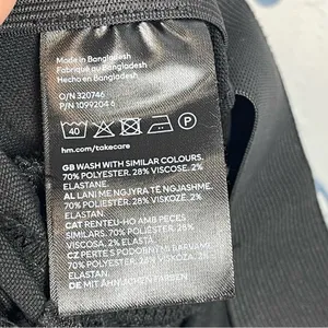 H&M Black Flared Pants SZ:6 thumbnail 8