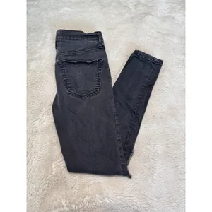 Free People Black Distressed Denim Jeans | Size 26 thumbnail 3