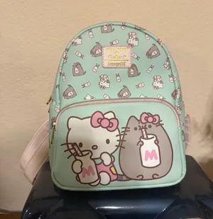 Loungefly HELLO KITTY x PUSHEEN Milk Mini Backpack thumbnail 1