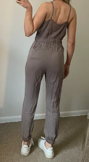 Thread and Supply Khaki Cargo Jumpsuit thumbnail 5