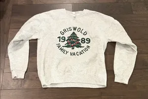 Jerzees Griswold Holiday Graphic Sweatshirt Sz L thumbnail 1