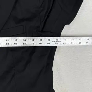 MNG Suit Mango Womens Black Two Button Tailored Blazer Jacket Size 12 568904 thumbnail 3