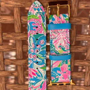 Lilly Pulitzer Golden Hour Apple Watch Band thumbnail 6