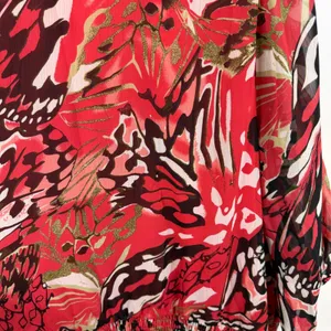 Cato Butterfly‎ Floral Print Blouse Size 22/24W Multicolor Smocked Hem Resort thumbnail 3