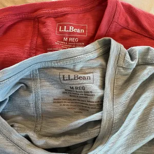 L.L Bean Women’s M Pullover Crew Neck Short Sleeve T Shirts Red And Green thumbnail 10