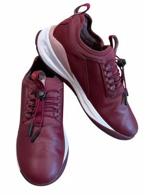 Clove Nursing Shoes Women’s 8.5 Maroon Leather LTD Edition Healthcare Slip On thumbnail 1